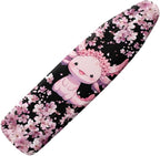 Sprowallow Axolotl Cherry Blossom Ironing Board Cover and Pad by Sprowallow