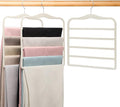 Pants Hangers Space Saving, Organization and Storage by JUUBAOOPN