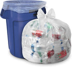 Aluf Plastics 45 Gallon 1.5 MIL Clear Garbage Bags - Image 2