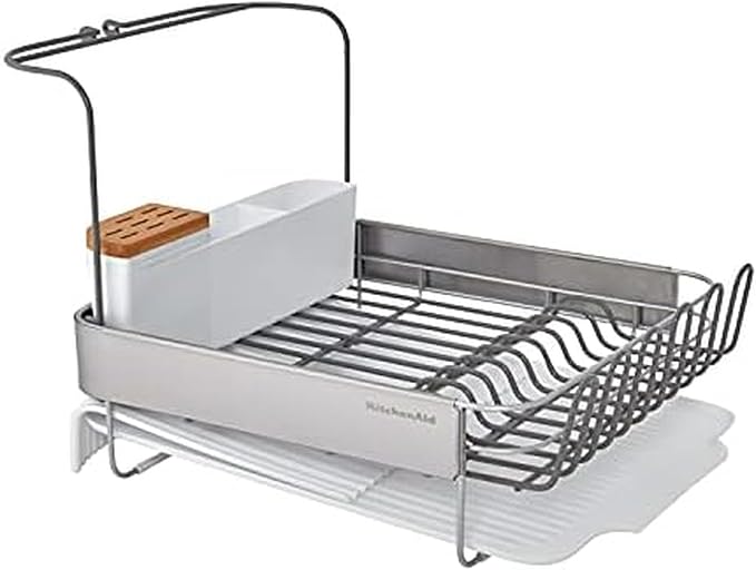 KitchenAid Full Size Compact to Full Capactiy Expandable Rust Resistant Dish by KitchenAid