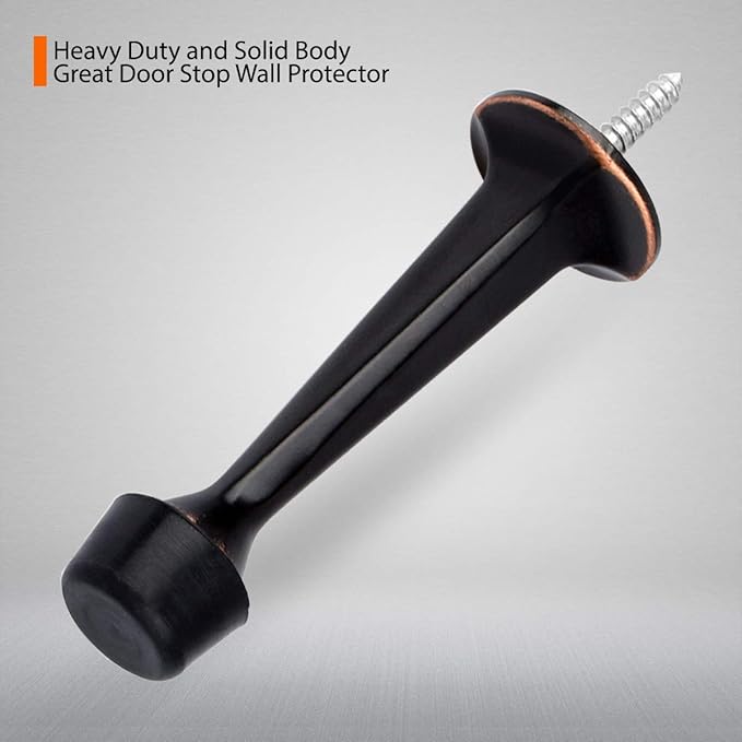 2 Pack Solid Rigid Door Stops - Image 2