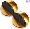 2 Pcs Self Adhesive Door Stoppers, Stainless Steel Floor Door Stop Wall by Unknown