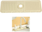 Faucet Mat for Kitchen Sink Splash Guard, 17.5"X5.5" Silicone Sink Splash Guard by Unknown