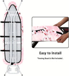 Nuxovilar Pink Cherry Blossom Ironing Board Cover, 15 * 54inch, Fit Most - Image 5