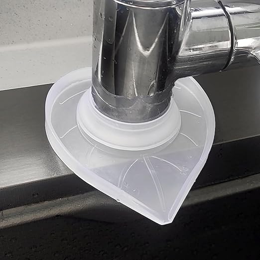 Silicone Faucet Mat Kitchen Tap Sink Countertop Protector Clear Compact Splash by WSIWZAI