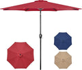 Simple Deluxe 9' Patio Umbrella Outdoor Table Market Yard Umbrella with Push Button Tilt/Crank by SimpleDeluxe