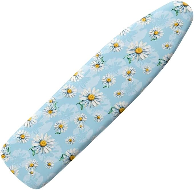 Blue Daisy Ironing Board Covers Standard Washable Ironing Board Protector Home by Darisoco