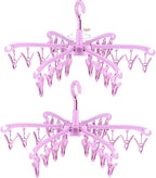 Foldable Drying Rack with 24 Clips by BONYCUST