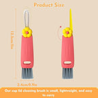 3 in 1 Cup Lid Cleaning Brush, Portable Cup Cleaner Brush, 2024 New Water - Image 5
