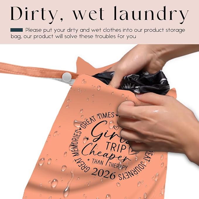 Girls Trip Gifts Wet Dry Bag, Beach Bag Wet Bag Favors, - Image 3