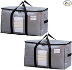 TAILI Extra Large Moving Bags, 2 Pack Silver Heavy Duty Totes by TAILI