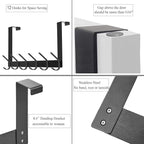 DOKU Over The Door Hook, Heavy Duty Over Door Hanger Holder - Image 7