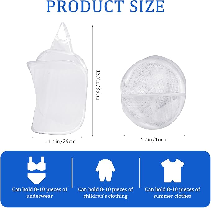 Mozeat Lens Space-Saving Hanging Laundry Hamper - Image 2