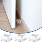Qunclay 8 Pieces Floor Door Stopper No Drill Shower Door Stopper Self Adhesive - Image 6
