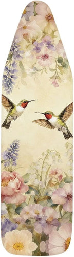 Purple Bird Flowers Ironing Board Cover Stretchy Extra Wide Table Top Ironing - Image 7