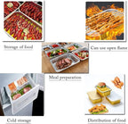 20pack 13 "x9 aluminum foil baking pan（3500ml） tray, steaming table tray - Image 8