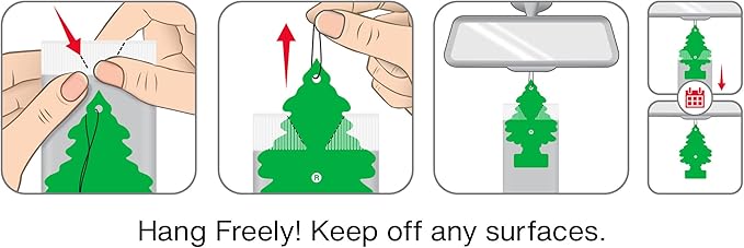 LITTLE TREES Car Air Freshener | Hanging Tree Provides Long Lasting Scent - Image 8