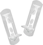 Biaungdo 12 Pcs Plastic Locking Shelf Support Pegs, 6.9mm Clear Cabinet Shelf - Image 7