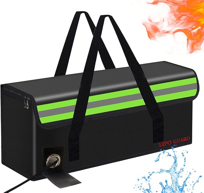 Lipo Battery Safe Bag Large Capatity Fireproof Bag by Unknown