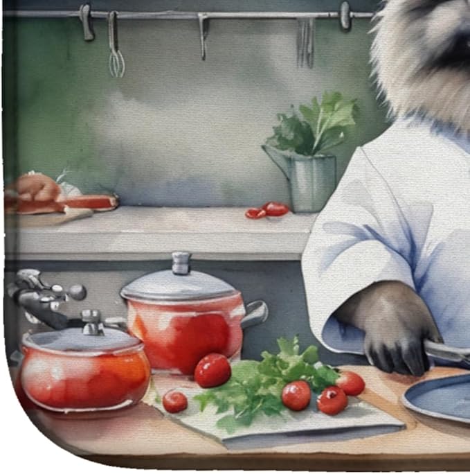 Caroline's Treasures DAC6272DDM Keeshond The Chef Dish Drying Mat Absorbent - Image 4