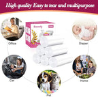 4 Gallon 180pcs Small Clear Trash Bags Strong Clear Garbage Bags, Bathroom - Image 8