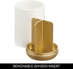 iDesign Toothbrush Holder with 3 Divided Sections - Image 3