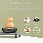 MOMEEMO Amber Glass Soap Dispenser Set Comes - Image 6