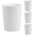 JiatuA Small Trash Can Plastic Wastebasket Round Garbage Container Bin by JiatuA