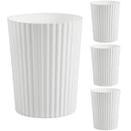 JiatuA Small Trash Can Plastic Wastebasket Round Garbage Container Bin by JiatuA
