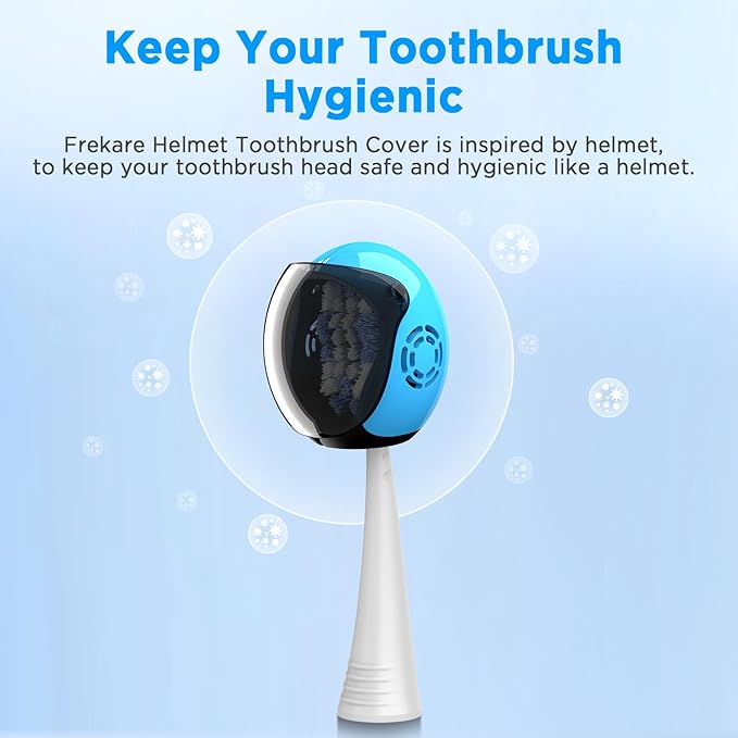 Helmet Toothbrush Covers Caps, Fits Most Manual and Electric Tooth Brushes - Image 4