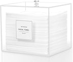 Disposable Face Towel Holder, Acrylic Face Towelettes Storage Box Compatible by Rolheit