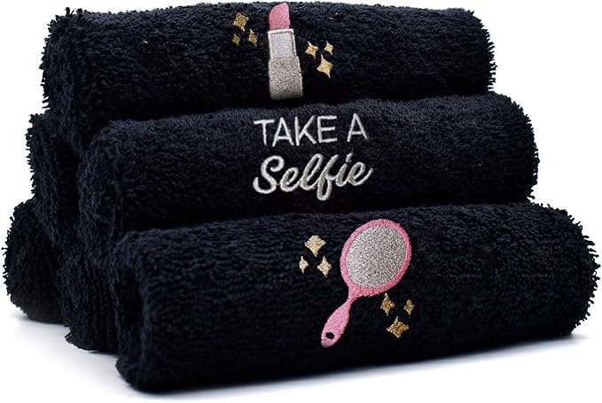 DAN River Black Makeup Towels - Image 7