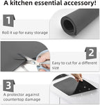 LOPNUR Kitchen Dish Drying Mat, Super Absorbent Dish Drying Pad, Diatomite - Image 8