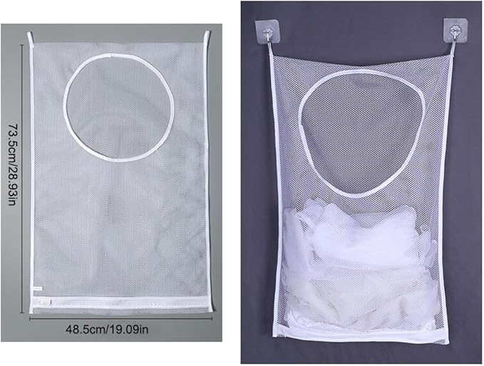 Hanging Laundry Hamper Bag - Image 2