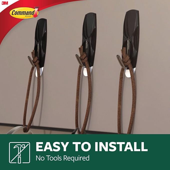 Command Outdoor Medium Black Wire Toggle Hooks, 2 Hooks and 3 Strips, - Image 4