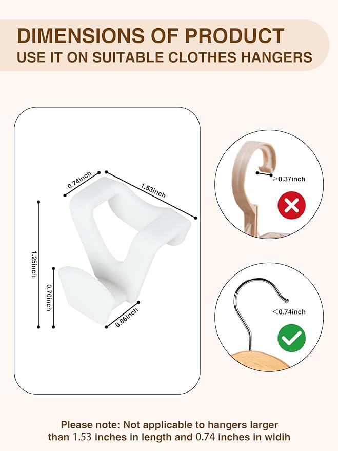 Smartor Clothes Hanger Connector Hooks 30 Pack, Closet Storage and Organization - Image 7