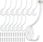 14 Pack Coat Hooks Wall Mounted by Homanu