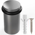 NYCO - Floor Door Stopper Chrome Door Stop - Classy Solid Steel Modern Heavy by NYCO+Architectural+Hardware