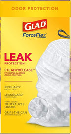 Glad ForceFlex Tall Kitchen Trash Bags, 13 Gallon, Gain Lavender - Image 17