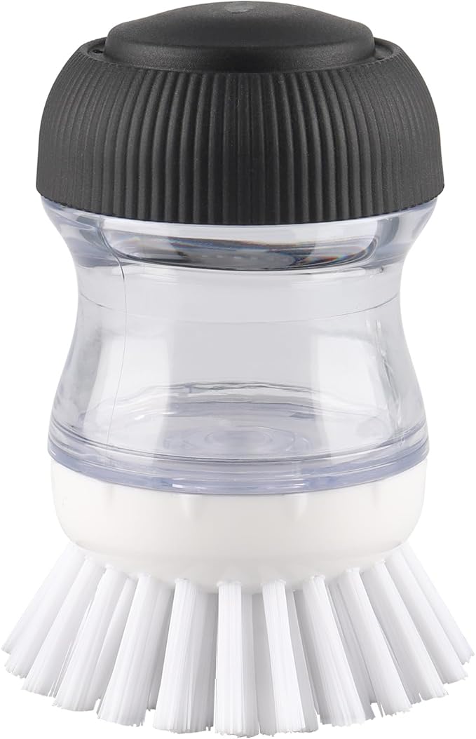 Dish Scrub Brush with Soap Dispenser, Kitchen Brush by OYV