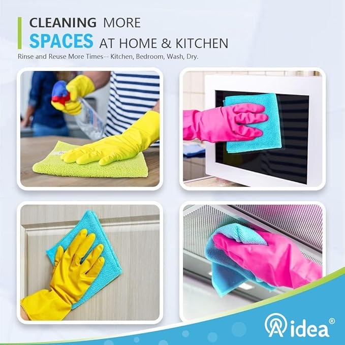 AIDEA Microfiber Cleaning Cloth-8PK, Soft Microfiber Towels - Image 7