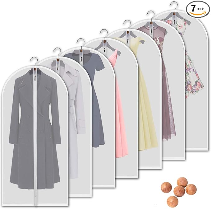 Hanging Garment Bags 7 Piece Set by VOSIGREEN