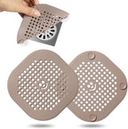 2 Pack Drain Hair Catcher Silicone Shower Drain Protector Sink Drain Strainer by Couidlmakeslifecolorful