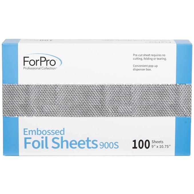 ForPro Professional Collection Embossed Foil Sheets 900S, Aluminum Foil - Image 2