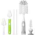 Baby Bottle Brush with One Base Hidden Nylon Nipple Cleaner, Bottle Brush with by CAREBABYMORE