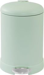 Glad Small Trash Can, 1.2 Gallon | Round Stainless Steel Garbage Bin - Image 7