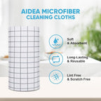 AIDEA Microfiber Cleaning Cloth Roll, Microfiber Kitchen Towels, Reusable Paper - Image 3