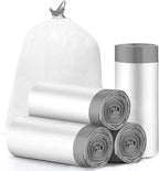 CHARMOUNT Drawstring 4 Gallon Trash Bags, Small Garbage Bags, Unscented Trash by CHARMOUNT