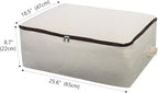 2PCS Canvas Storage Bag, 12OZ Thick Soft Breathable Closet Organizer - Image 2