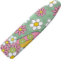 Daisy Stripe Ironing Board Cover Resist Scorching Table Top Ironing Board Cover by Psesaysky